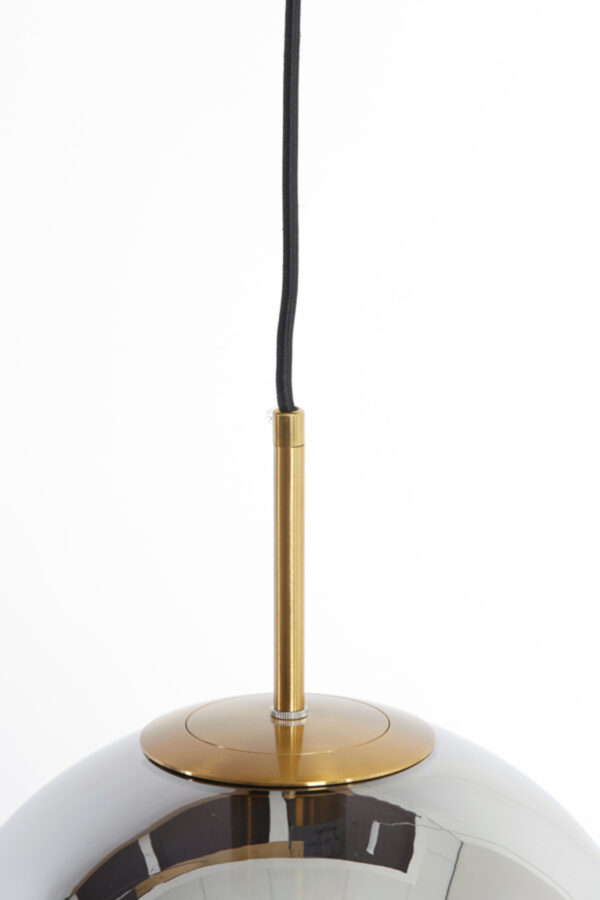 Zilverkleurige bolvormige hanglamp Light & Living Medina - B 120 cm - Image 4