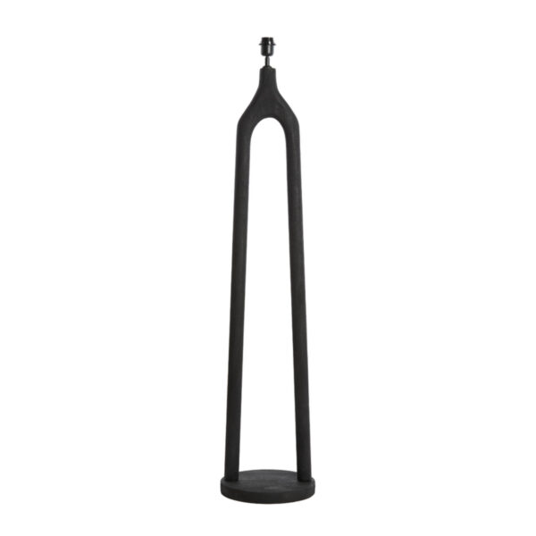 Zwarte lampvoet modern design Light & Living Xitta - H 135 cm
