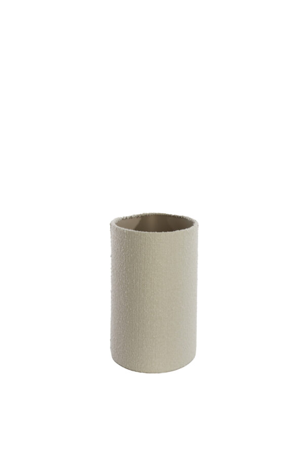 Beige cilinderlampenkap voor sfeervolle verlichting Light & Living Bolero - H 32 cm - Image 4