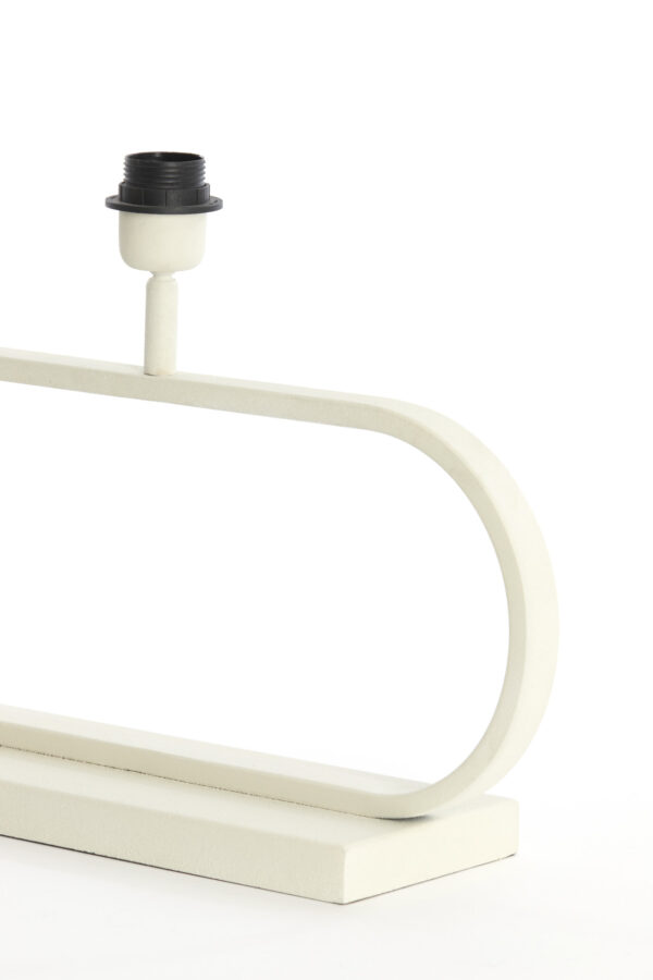 Moderne witkleurige lampenvoet klein Light & Living Jamiro - H 29 cm - Image 5