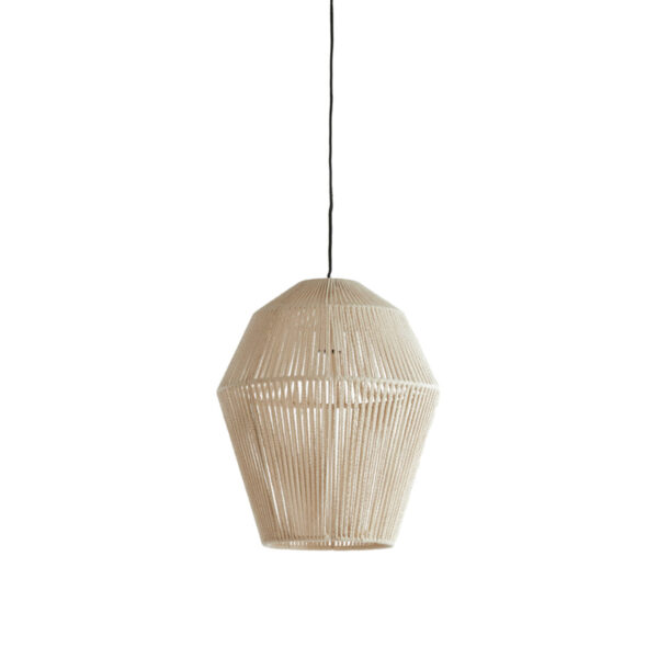 Natuurlijke hanglamp met geweven kap Light & Living Deya - Ø 38 cm