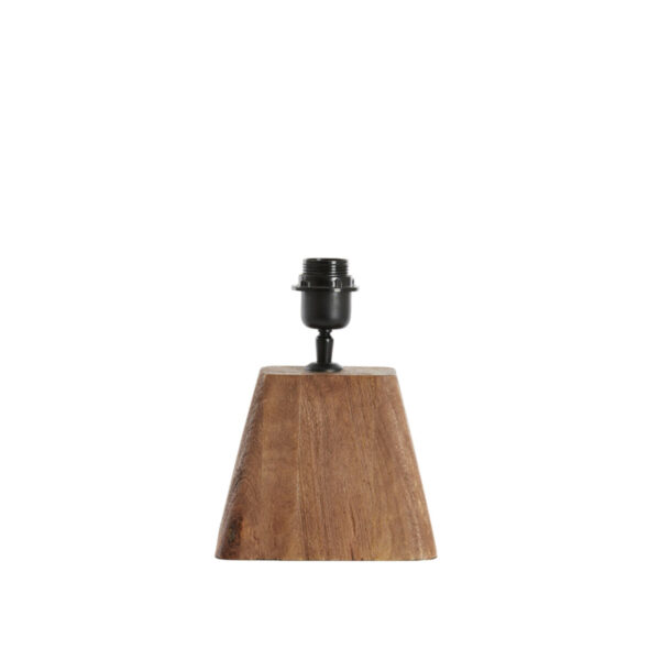 Houten lampvoet met fitting voor verlichting Light & Living Kardan - H 15 cm