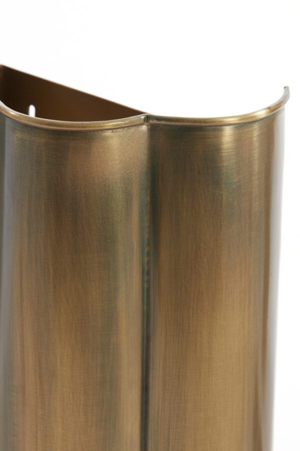 Gouden metalen lampenkap in stijl Light & Living Fringe - H 30,5 cm - Image 6