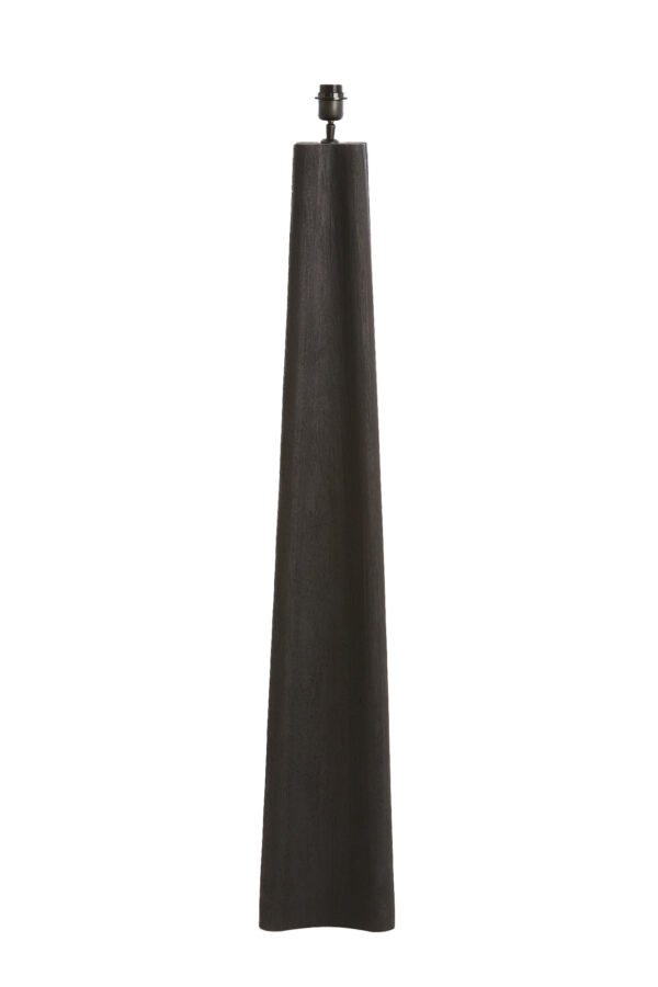 Kleur zwarte houten lampenvoet Light & Living Navelli - H 125 cm - Image 2