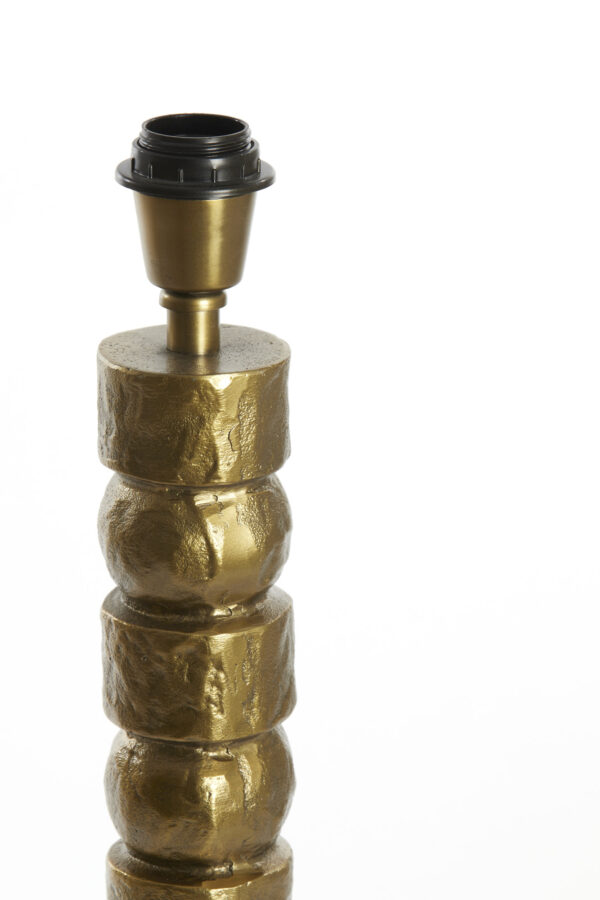 Gouden lampenvoet sculpturaal design Light & Living Akti - H 58 cm - Image 3