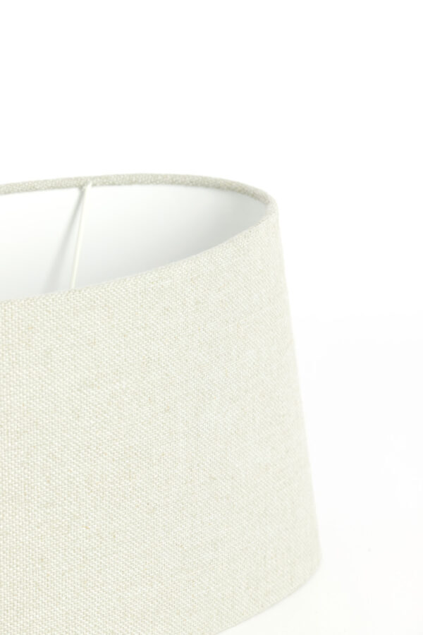 Beige stoffen lampenkap van hoogwaardige kwaliteit Light & Living Livigno - H 18 cm - Image 5