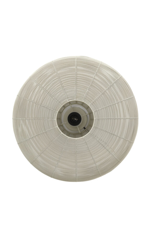 Beige ronde hanglamp met open structuur Light & Living Bahoto - B 51 cm - Image 2