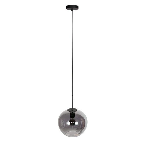 Zwarte smoke glas hangende bollamp Mexlite HaloSwap - Ø 25 cm - Image 6