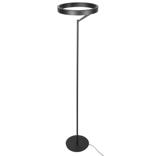 Zwarte design vloerlamp ring uplight Steinhauer Mykty - Image 8