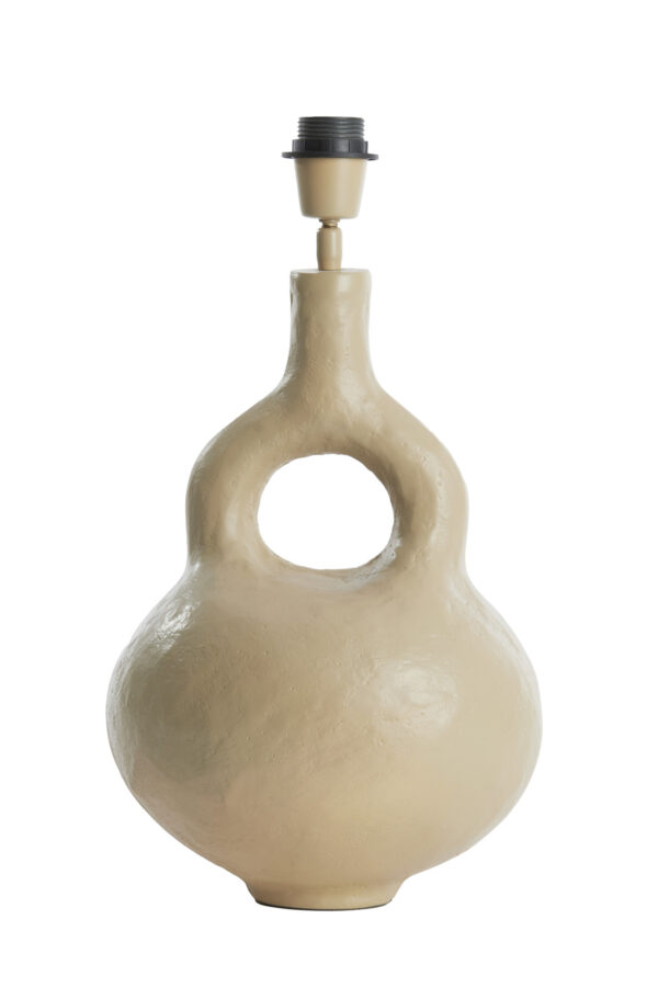 Lampenvoet beige en rond Light & Living Imola - H 37 cm - Image 2