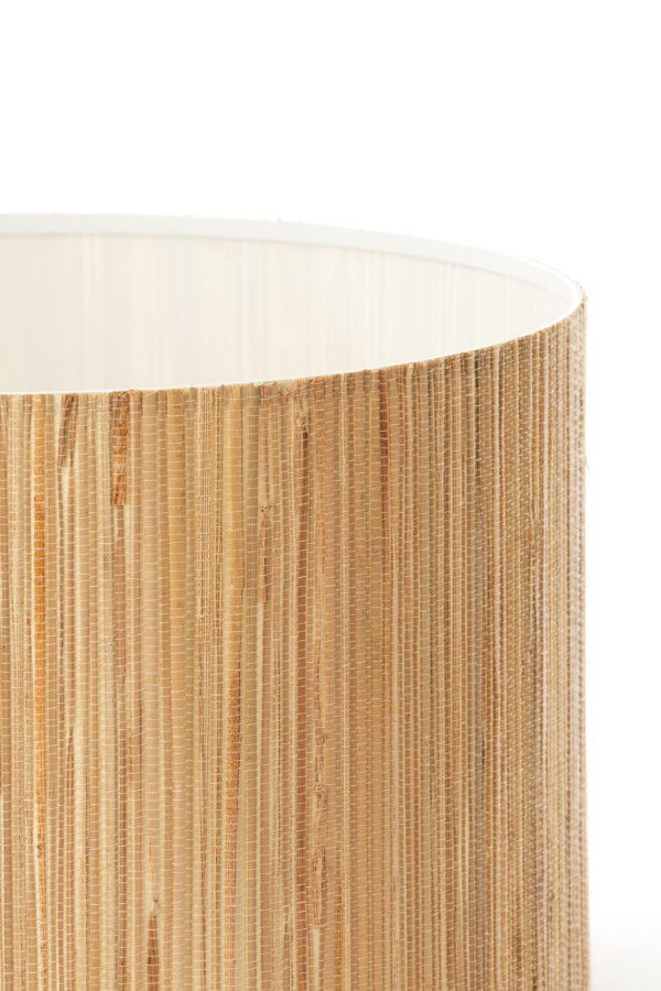 Natuurlijke rotan lampenkap cilindervormig Light & Living Simonis - Ø 40 cm - Image 3