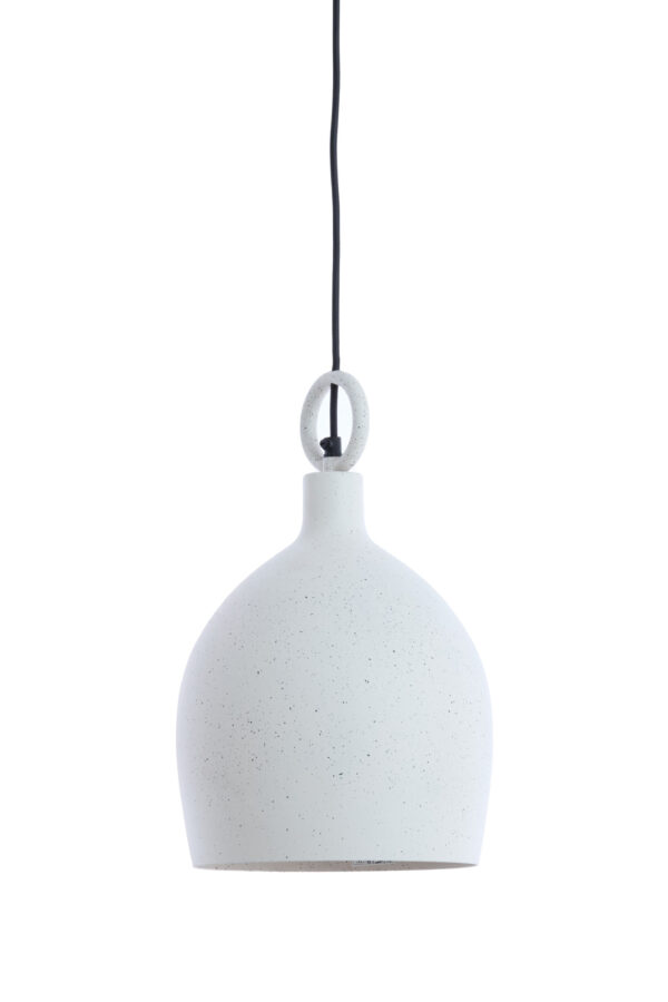 Geborsteld witte metalen hanglamp Light & Living Rosero - Ø 24 cm - Image 2