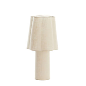 Stoffen tafellamp naturel Light & Living Musaby - H 50 cm