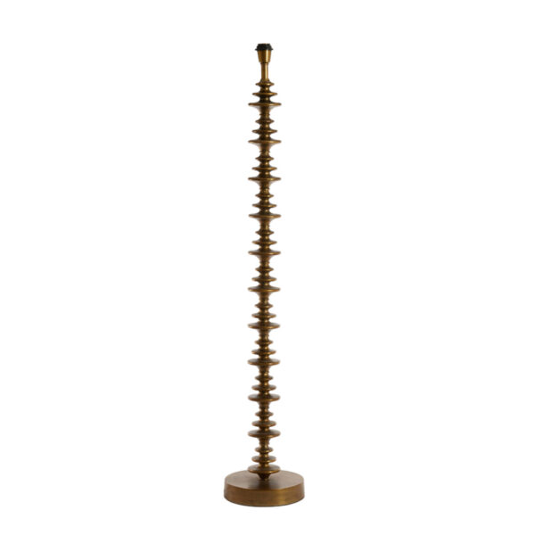 Lange bruine moderne lampenvoet Light & Living Stevie - H 142 cm