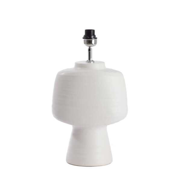 Keramische lampenvoet wit Light & Living Gandoro - H 49 cm
