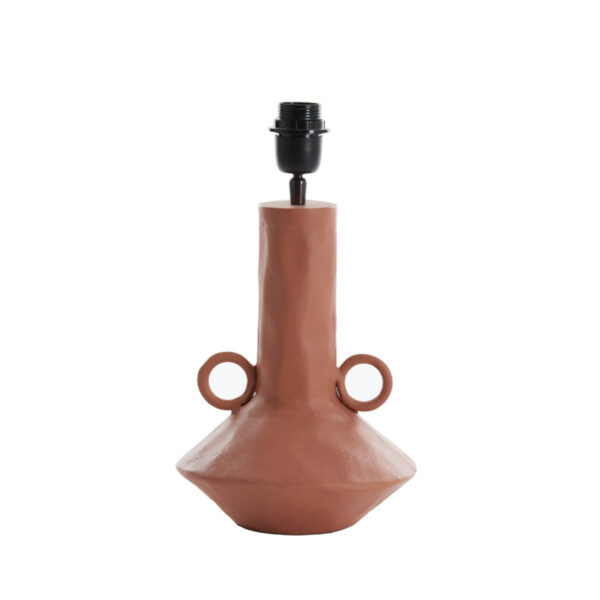 Klassieke tafellamp bordeaux  Light & Living Bivio - H 37,5 cm