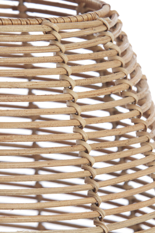Rotan lampenkap naturel rond Light & Living Latvia - Ø 23 cm - Image 5