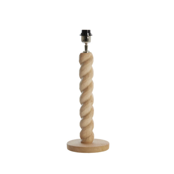 Houten lampvoet gedraaid Light & Living Nanno - H 45 cm