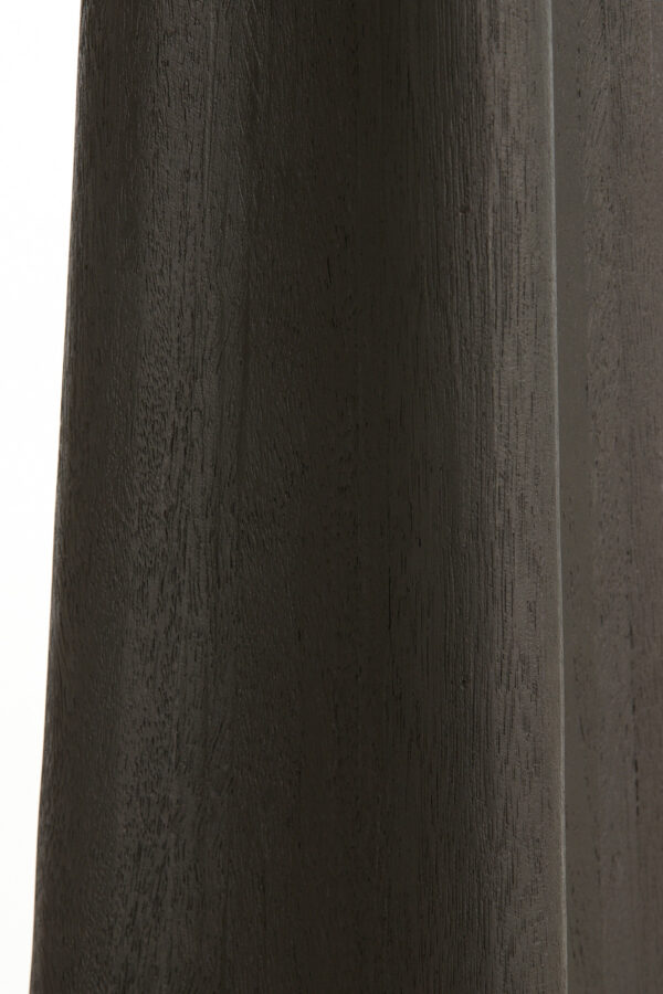 Kleur zwarte houten lampenvoet Light & Living Navelli - H 125 cm - Image 5