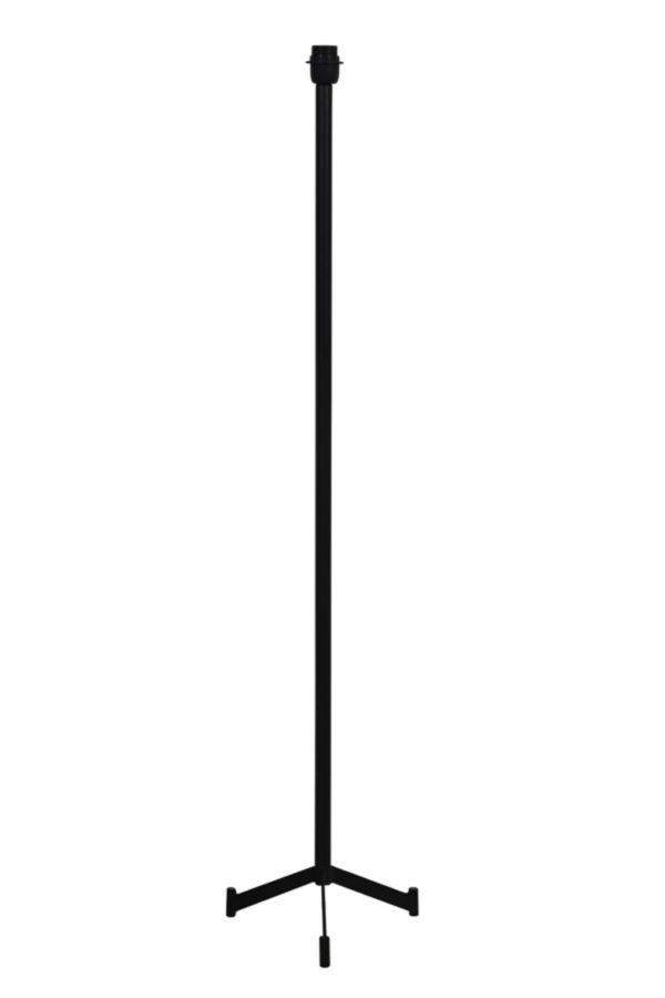 Zwarte lampenstandaard minimalistisch Light & Living Dennis - H 131 cm - Image 3