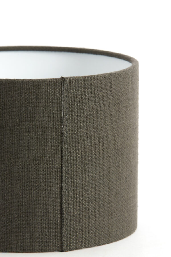 Zwarte cilindervormige lampenkap voor sfeerverlichting Light & Living Livigno - Ø 20 cm - Image 5
