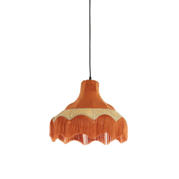 Vrolijke retro hanglamp met franjes Light & Living Mizia - Ø 40 cm