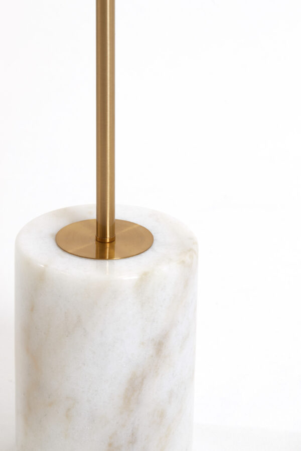 Klassieke vloerlamp met wit glazen bol Light & Living Medina - H 156 cm - Image 7