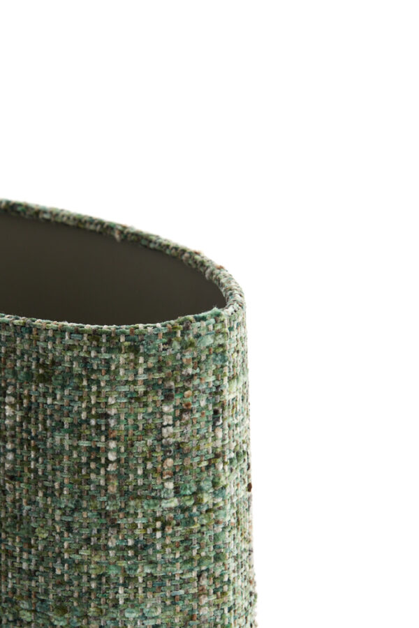 Cilindervormige lampenkap in groene kleur Light & Living Osire - H 25 cm - Image 5