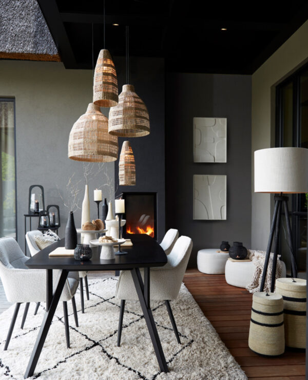 Driepotige lampenvoet zwart Light & Living Ilias - H 122 cm - Image 4