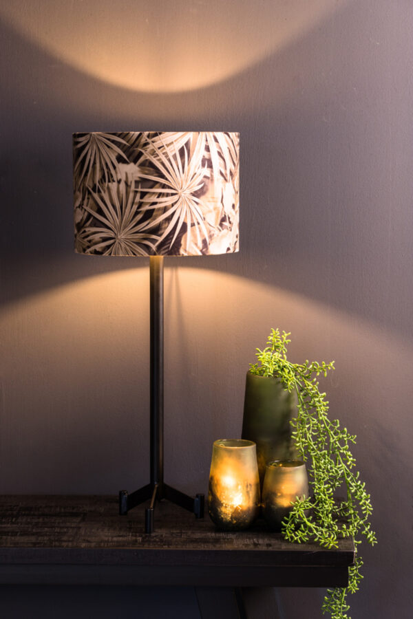 Lamepnvoet zwartkleurig Light & Living Dennis - H 50 cm - Image 4