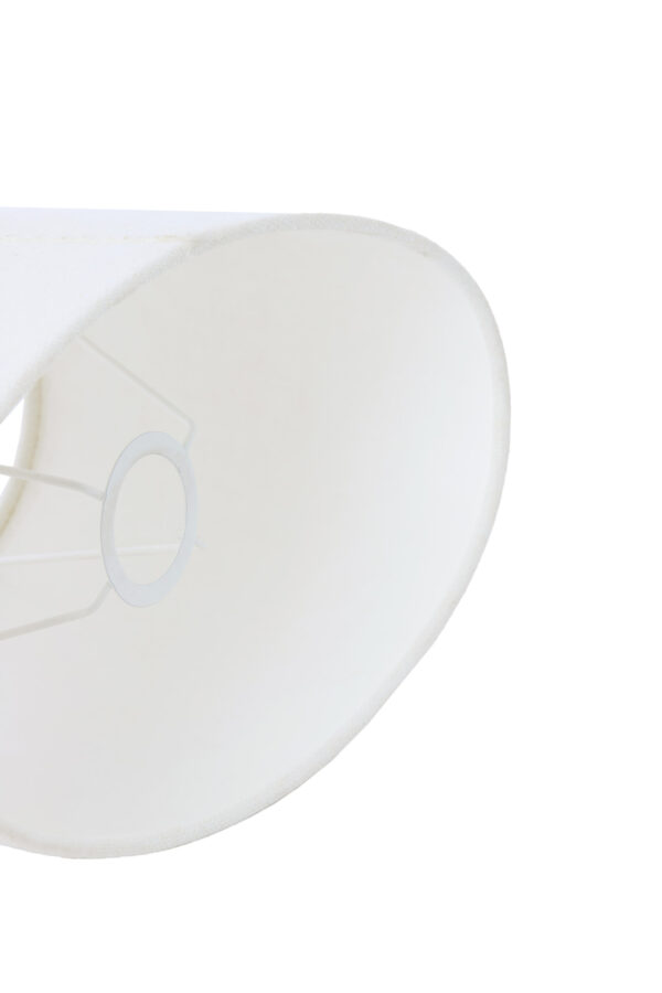 Witte stof lampenkap in cilindervorm Light & Living Livigno - H 18 cm - Image 7