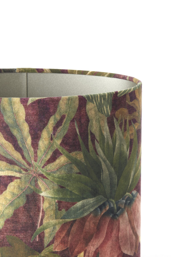 Bloemenprint lampenkap in kleur Light & Living Passion - H 25 cm - Image 5