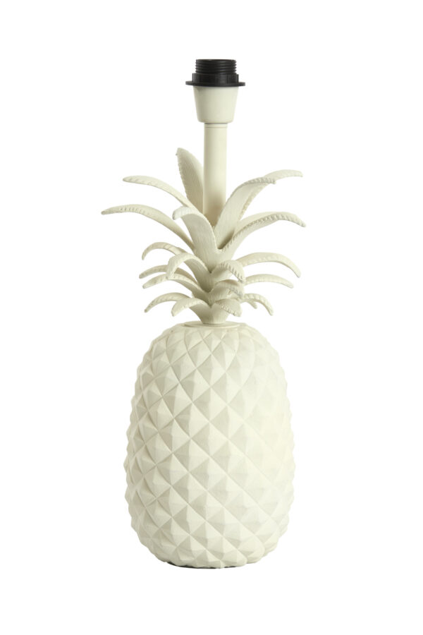 Ananas lampvoet pastel wit Light & Living Pineapple - H 42 cm - Image 2