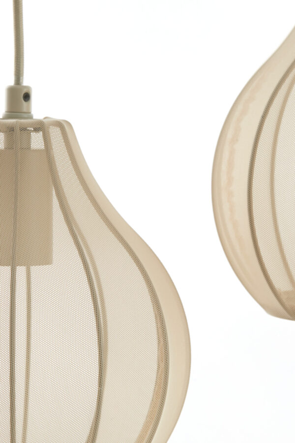 Vijflichts hanglamp in neutrale tinten Light & Living Elati - B 100 cm - Image 7