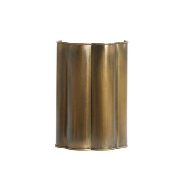Gouden metalen lampenkap in stijl Light & Living Fringe - H 30,5 cm