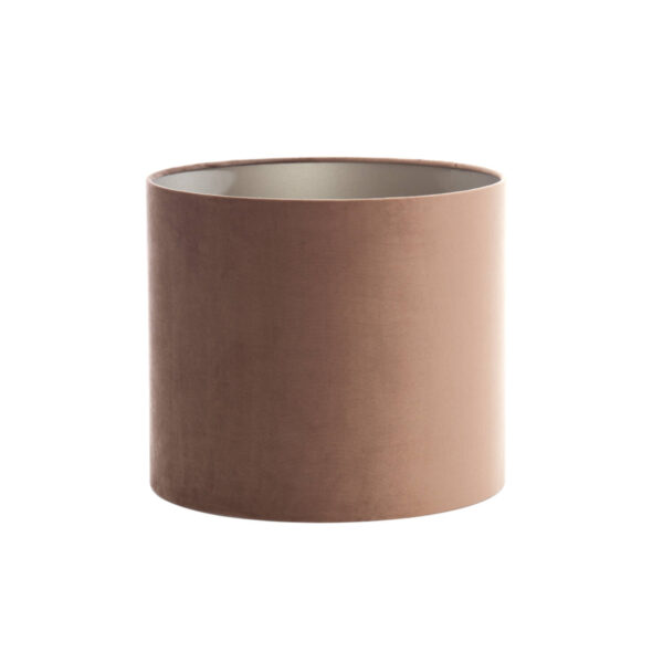 Velours lampenkap bruin cilindervormig Light & Living Velours - Ø 35 cm