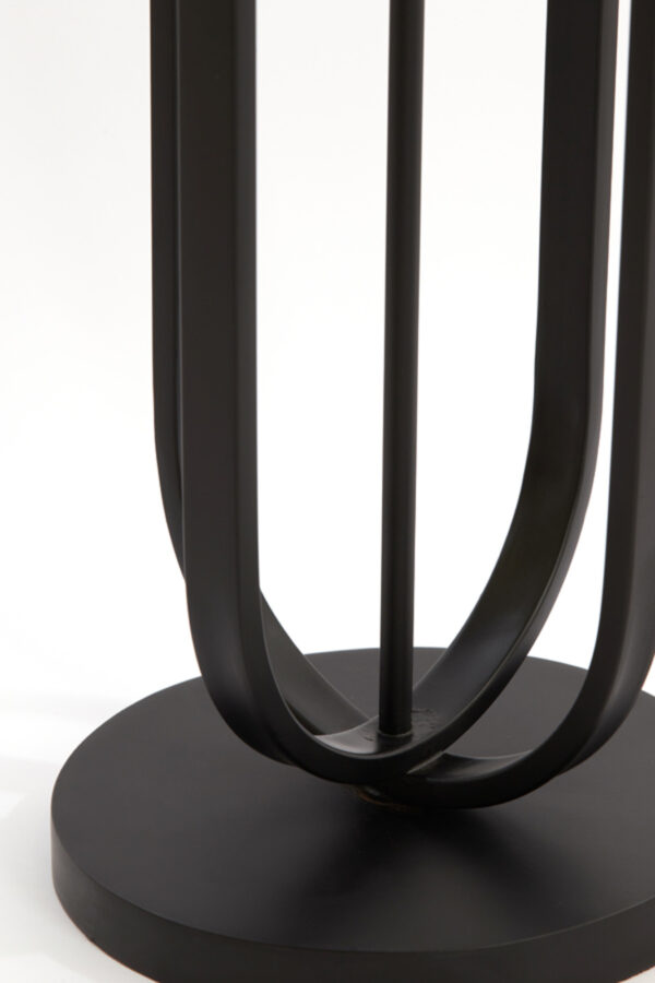 Zwarte metalen lampvoet Light & Living Aster - H 140 cm - Image 4