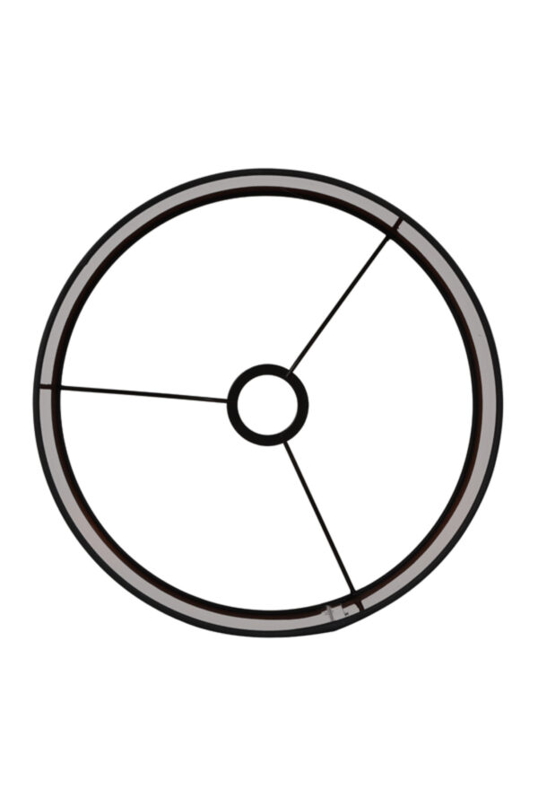 Zwarte cilindervormige lampenkap voor sfeer Light & Living Livigno - Ø 20 cm - Image 3