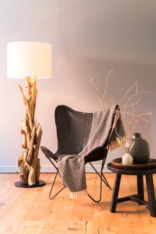 Rustieke houten lampvoet Light & Living Vidin - H 133 cm - Image 4