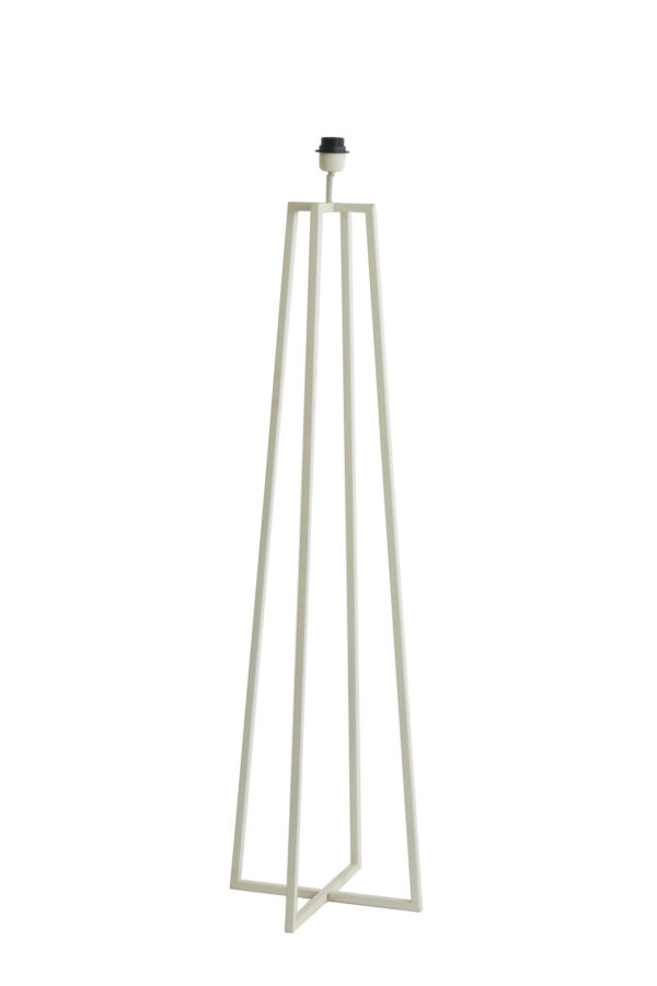 Moderne lampvoet metaal wit Light & Living Miley - H 130 cm - Image 3