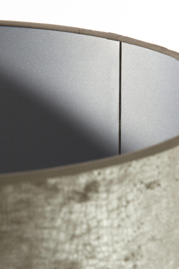 Stoffen lampenkap zilver cilindervormig Light & Living Chelsea - Ø 50 cm - Image 7