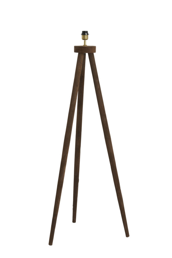 Driepoot lampenstandaard houtkleurig Light & Living Ilias - H 122 cm - Image 3