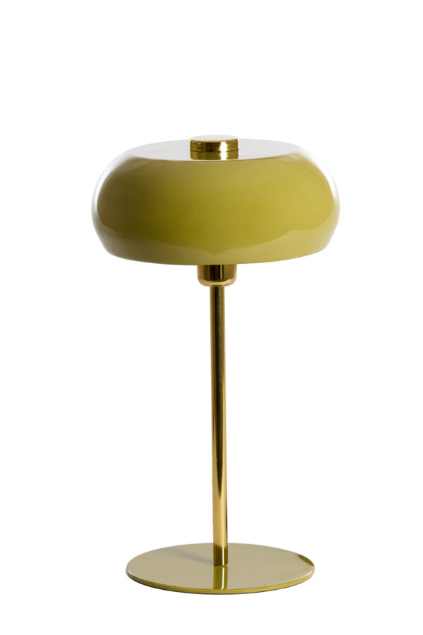 Gouden metalen tafellamp met kapje Light & Living Surin - H 47 cm - Image 2