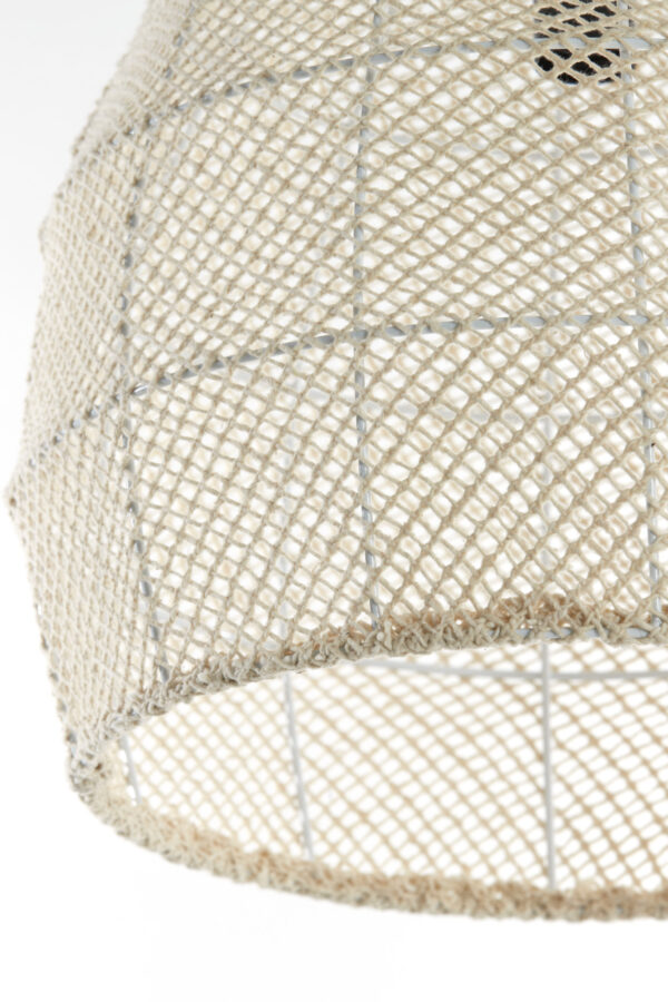 Natuurlijke hanglamp grof geweven stijl Light & Living Makassar - Ø 42 cm - Image 3