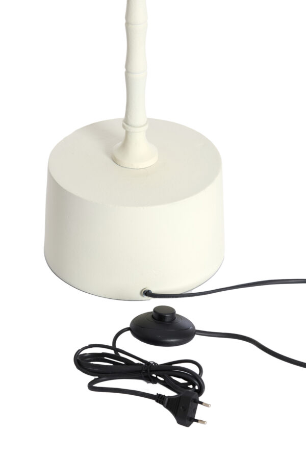 Trendy cremekleurige vloerlamp palmboom Light & Living Armata - Image 4