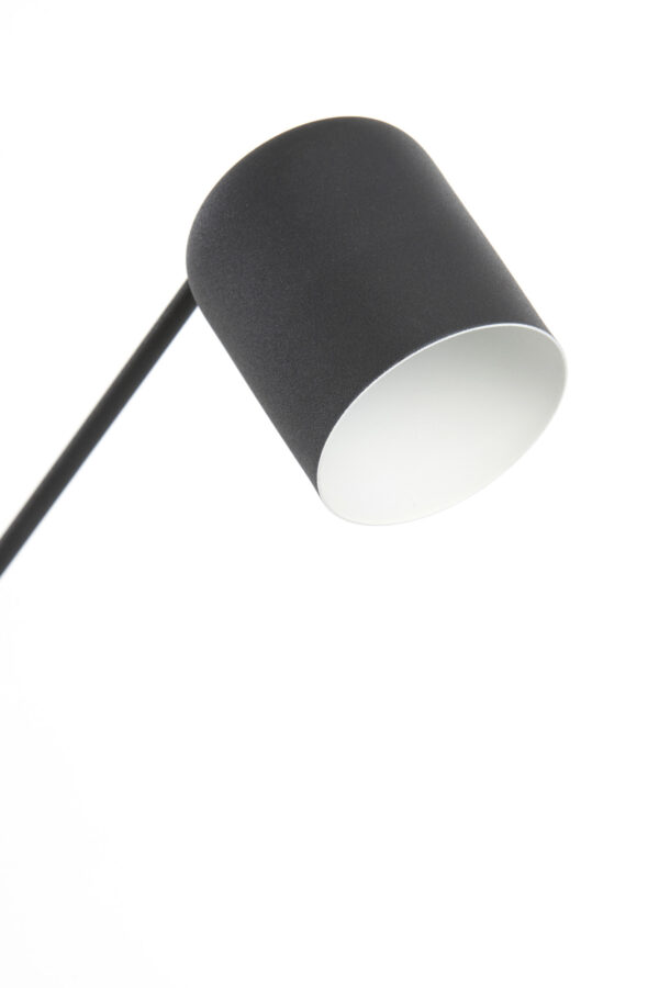 Zwarte metalen bureaulamp Light & Living Rijeka - H 51 cm - Image 3