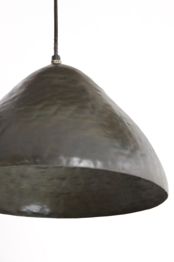 Mat zwarte metalen hanglamp Light & Living Elimo - Ø 25 cm - Image 3