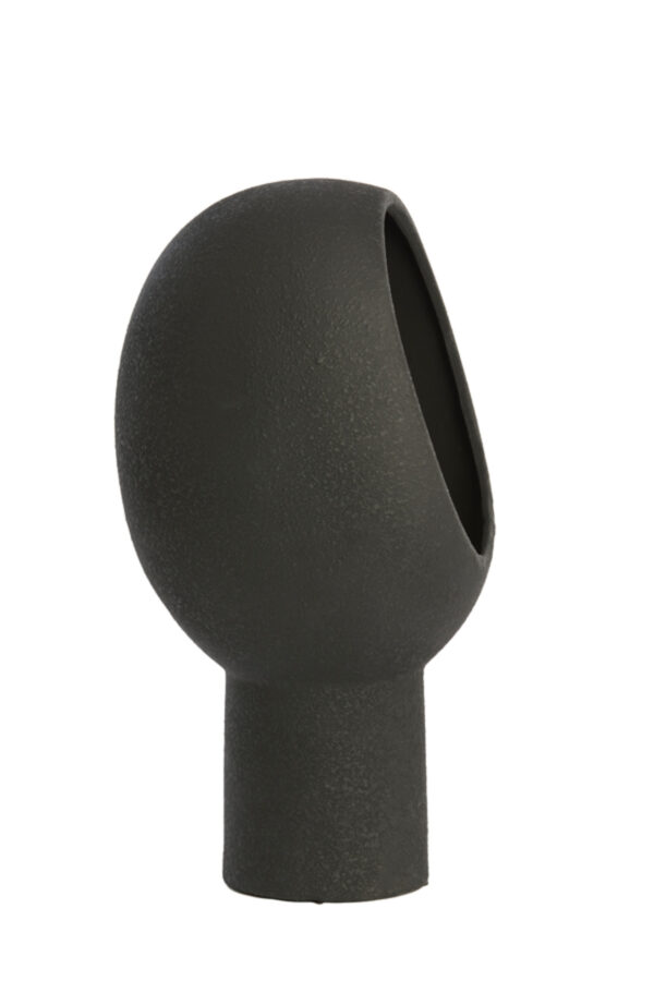 Ovale tafellamp zwart cement Light & Living Monk - H 46 cm - Image 4