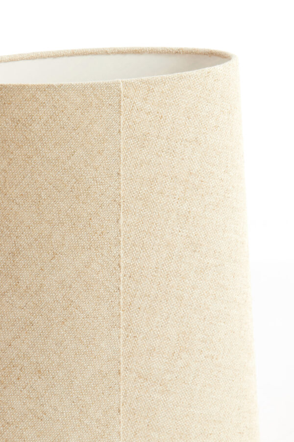 Beige stof lampenkap in cilinder vorm Light & Living Livigno - H 33 cm - Image 8
