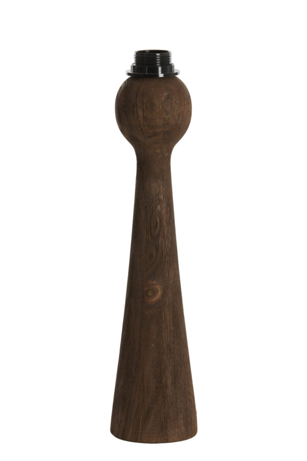 Antieke houten lampenvoet Light & Living Festina - H 40 cm - Image 2